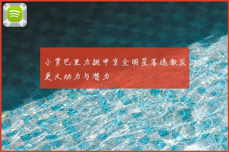小贾巴里力挺申京全明星落选激发更大动力与潜力